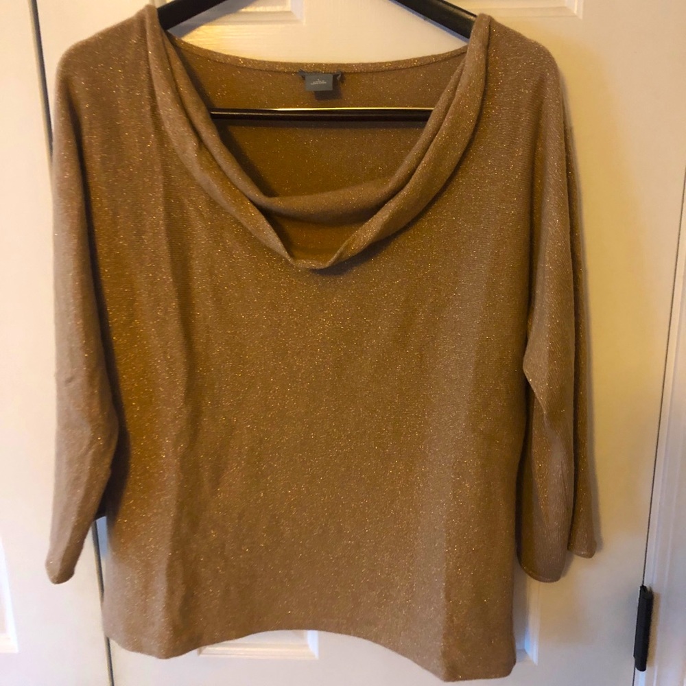 Vintage Anne Taylor Gold Swearer Size Large